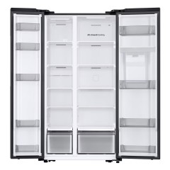 Samsung Ψυγείο Ντουλάπα 578lt Total NoFrost Υ178xΠ91.2xΒ65.4εκ. Μαύρο RS57DG410EB4EF